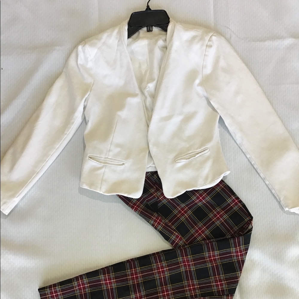 Short White Blazer